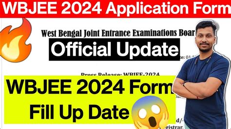 wbjee 2024 form fill up